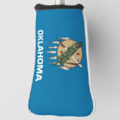 米国オクラホマ州の旗とゴルフパター州カバー ゴルフヘッドカバー (回転90)