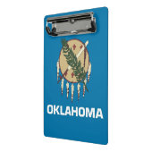 米国オクラホマ州旗を持つミニクリップボード ミニクリップボード (アングル2)