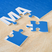 米国オクラホマ州旗 ジグソーパズル (側面)