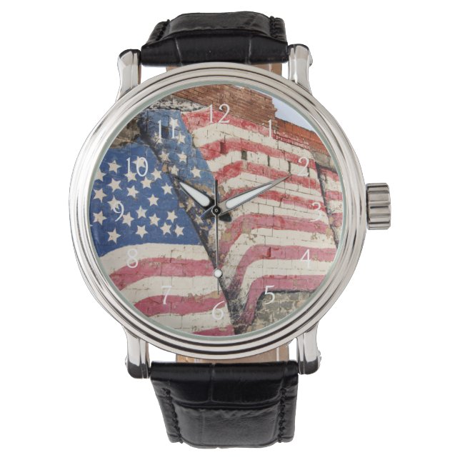 米国オクラホマ州、エリック。ルート66 腕時計 (正面)