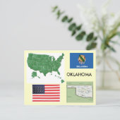 米国オクラホマ ポストカード (スタンド正面)