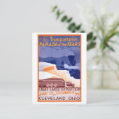 米国オハイオ万博ビンテージのポスター復元 ポストカード (スタンド正面)