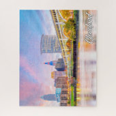 米国オハイオ州クリーブランド ジグソーパズル (縦)