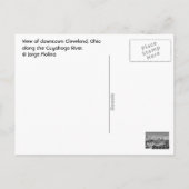 米国オハイオ州クリーブランド ポストカード (裏面)