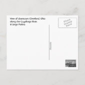 米国オハイオ州クリーブランド ポストカード (裏面)