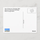 米国オハイオ州クリーブランド ポストカード (裏面)