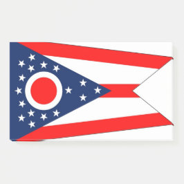 米国オハイオ州旗の付いた州 ポストイット