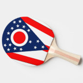 米国オハイオ州旗卓球ラケット州 卓球ラケット (横)