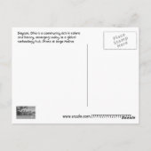 米国オハイオ州，デイトン ポストカード (裏面)