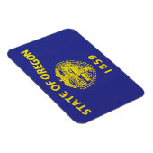 米国オレゴン州国旗 マグネット (右側)