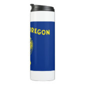 米国オレゴン州旗とサーマルタンブラー タンブラー (回転右)