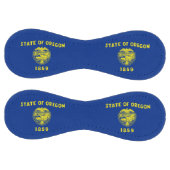米国オレゴン州旗を持つ愛国的なソフトボール ソフトボール (パネル)