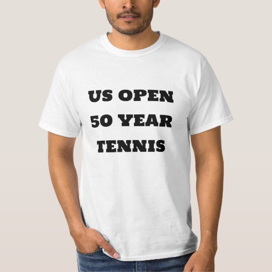 米国オープンテニス選手権Tシャツ Tシャツ (正面)