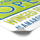 米国オープン2020翼足ゴルフクラブのギフト ポスター (角)