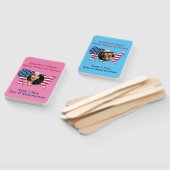 米国カスタマイズ帰化した人々の写真 ハンドファン (組立なし)