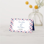 米国カスタマイズ結婚お祝い プレイスカード (裏面)