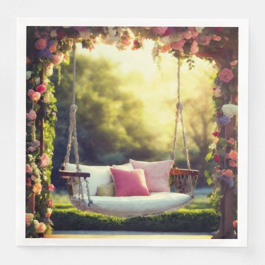 米国カスタムのパーソナライズされた紙ナプキンス (正面)