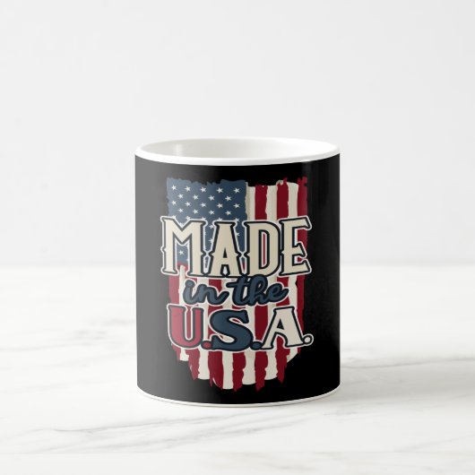 米国カッコいい国旗のデザイン作られた米国 コーヒーマグカップ (中央)