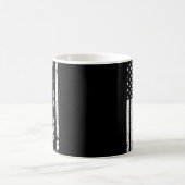 米国カッコいい黒人旗Ultで外出 コーヒーマグカップ (中央)