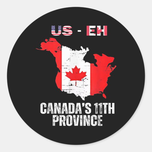米国カナダ第11州Us-eh Ush ラウンドシール (正面)