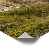 米国カリフォルニアのビッグサー海岸線 ポスター (角)