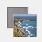 米国カリフォルニアのビッグサー海岸線 マグネット (正面/裏面)