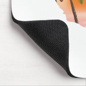 米国カリフォルニア地図ポスター マウスパッド (コーナー)