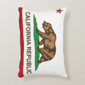 米国カリフォルニア州の州旗 アクセントクッション (正面(垂直))