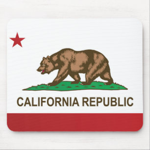 米国カリフォルニア州の州旗 マウスパッド