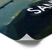 米国カリフォルニア州サンタバーバラのポスター ポスター (角)