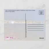 米国カリフォルニア州サンフランシスコ ポストカード (裏面)