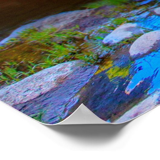 米国カリフォルニア州ヨセミテ国立公園 ポスター (角)