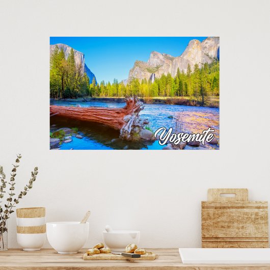 米国カリフォルニア州ヨセミテ国立公園 ポスター (キッチン)