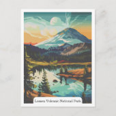 米国カリフォルニア州ラッセン火山国立公園 ポストカード (正面)