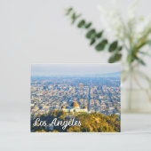 米国カリフォルニア州ロサンゼルスからの挨拶 ポストカード (スタンド正面)