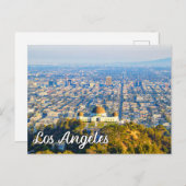 米国カリフォルニア州ロサンゼルスからの挨拶 ポストカード (正面/裏面)