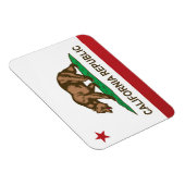 米国カリフォルニア州旗 マグネット (右側)