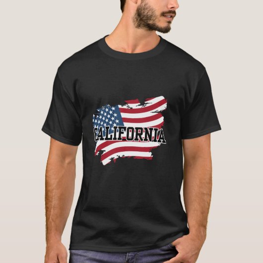 米国カリフォルニア州 Tシャツ (正面)