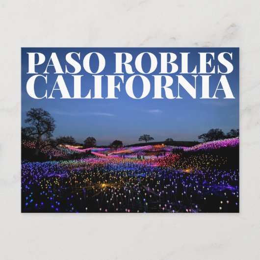 米国カリフォルニア州Paso Robles ポストカード (正面)