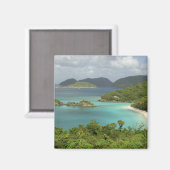 米国カリブのヴァージン諸島、セントジョン、トランク マグネット (正面/裏面)