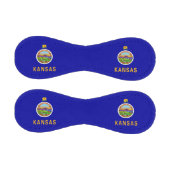 米国カンザス州旗を持つ愛国野球 野球ボール (パネル)