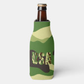 米国カーキ迷彩徴候 ボトルクーラー (ボトル正面)