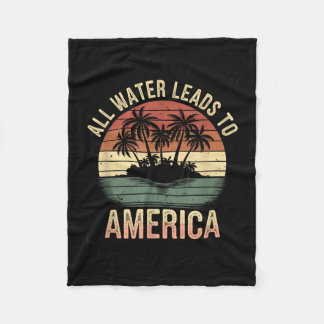 米国ガルフアメリカユーモアのあるトランプ愛国主義2025 フリースブランケット