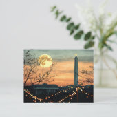 米国キャピトルヒルクリスマスポストカード ポストカード (スタンド正面)