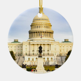 米国キャピトル建物 セラミックオーナメント