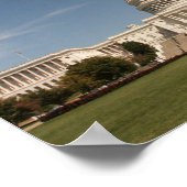 米国キャピトル建物 ポスター (角)