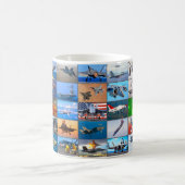 米国キャリアジェット航空「モンタージュ」 コーヒーマグカップ (中央)