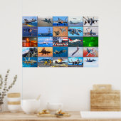 米国キャリアジェット航空「モンタージュ」 ポスター (キッチン)