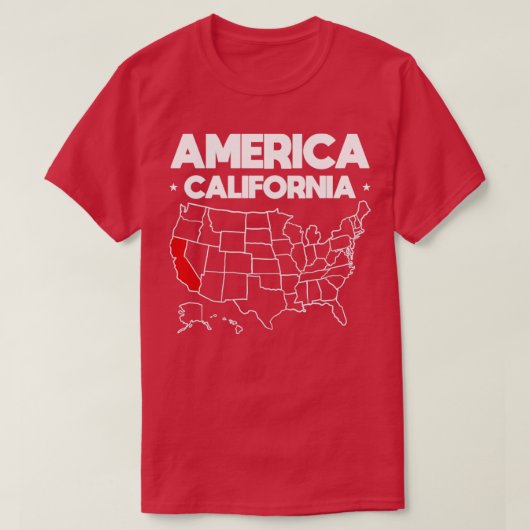 米国ギフトカリフォルニア州 Tシャツ (デザイン正面)