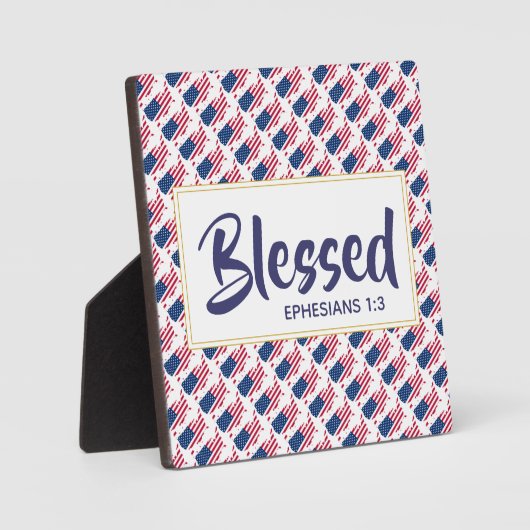 米国クリスチャン賛美聖なる書物、 経典エペソ フォトプラーク (正面)